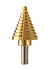 Step drill bit for metal
